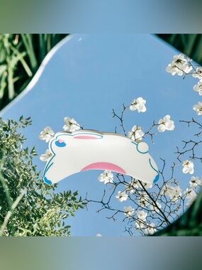Y2K Aesthetics Graphic Rabbit Acetate Hair Claw Clip